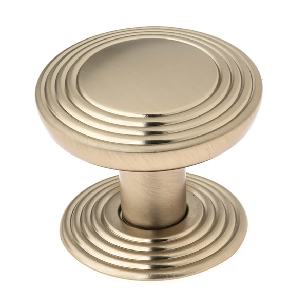 Richelieu 1 9/16 in (40 mm) Champagne Bronze Transitional Cabinet Knob - BP707040CHBRZ