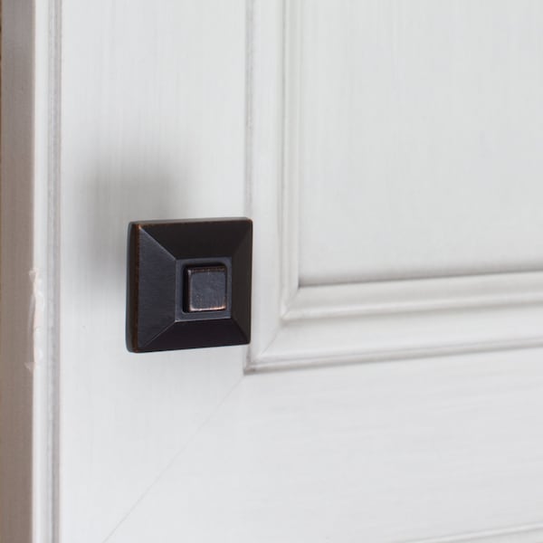 Gliderite Hardware 7/8 in. Oil Rubbed Bronze Pyramid Cabinet Knob, 10PK - 5746-ORB-10