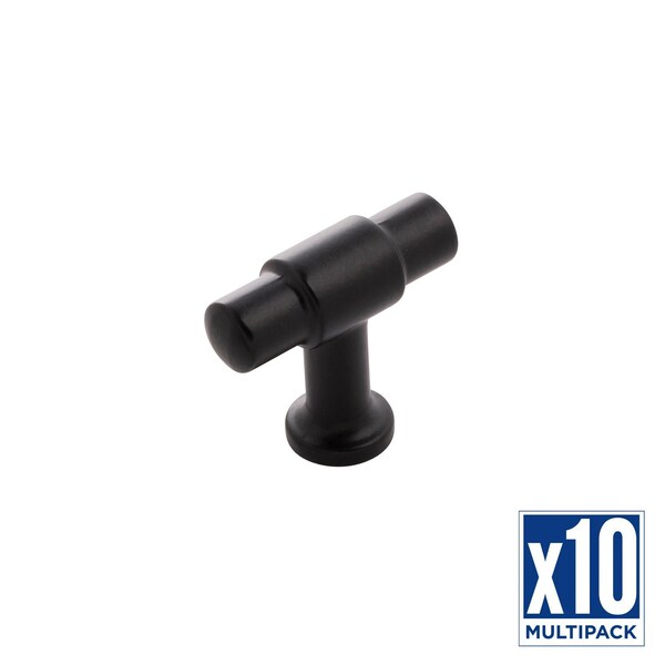 Hickory Hardware T-Knob 1-5/8 Inch X 5/8 Inch, 10PK - H077850MB-10B