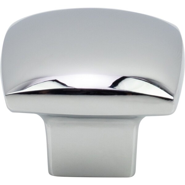 Designperfect 1-3/16 Overall Length Square Cabinet Knob, Polished Chrome, 10PK - DPA10S83KPC