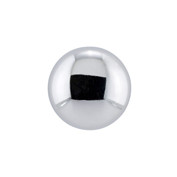Richelieu 1 1/4 in (32 mm) Chrome Traditional Brass, Hollow Metal Cabinet Knob - BP4923140