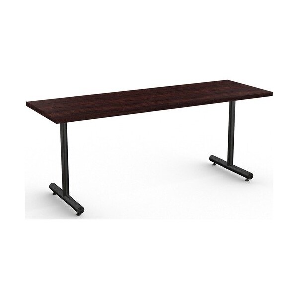 Special-T Table, Black Base, 24inWx72inLx29inH, Espresso - SCTKING2472BESP