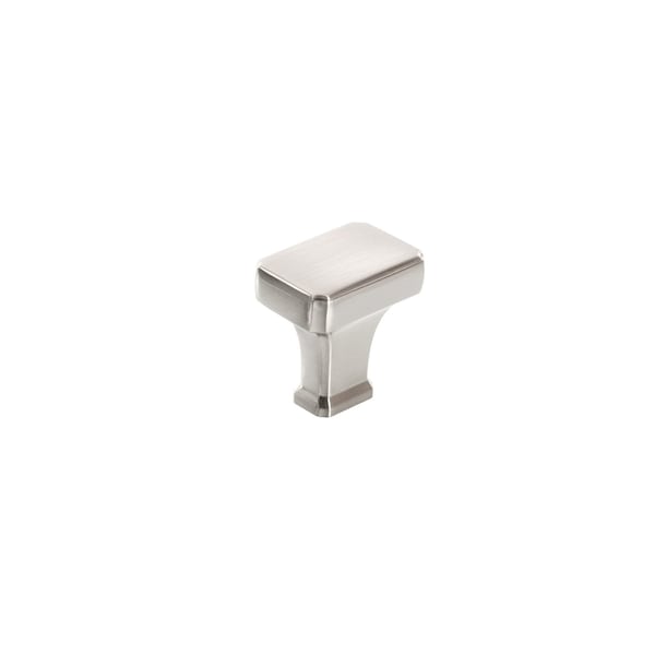 Richelieu 1 3/16-inch (30 mm) x 25/32-inch (20 mm) Brushed Nickel Transitional Cabinet Knob - BP865030195