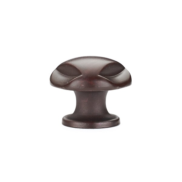 Richelieu 1 1/8 in (28 mm) Rust Traditional Metal Cabinet Knob - BP2391528801