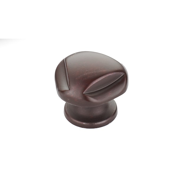 Richelieu 1 1/8 in (28 mm) Rust Traditional Metal Cabinet Knob - BP2391528801