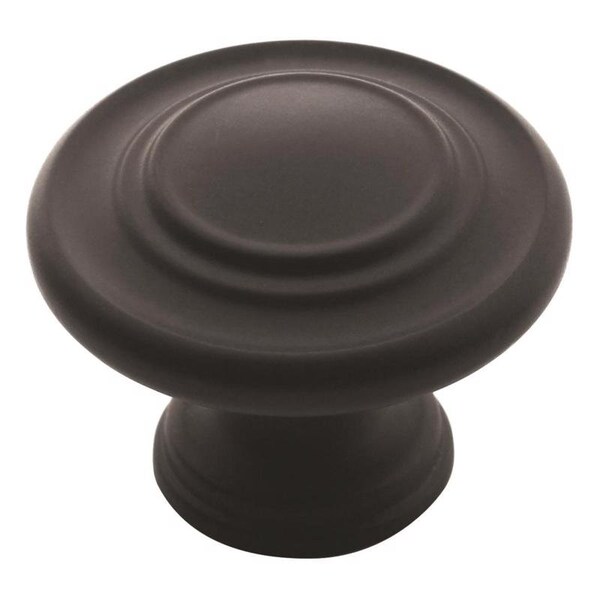 Amerock Amerock Inspiration Casual Round Cabinet Knob 1-5/16 in. D 1 in. Matte 10 pk - TEN1586FB