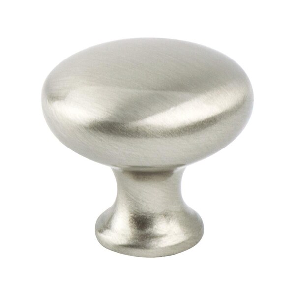 Berenson Traditional Advantage Four Brushed Nickel Mushroom Knob - 0925-1BPN-P