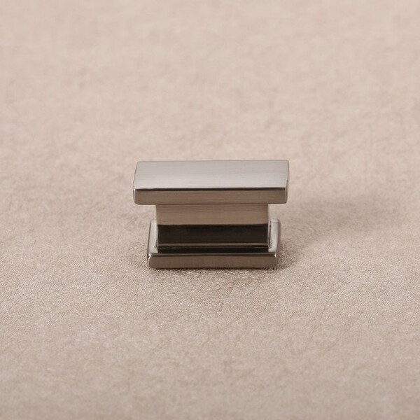 Sapphire Hexa Series 1-1/2 in. Modern Brushed Satin Nickel Cabinet Knob (5-Pack) - SP-2891-51-BSN-5