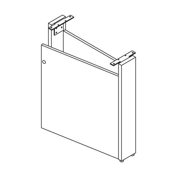 Groupe Lacasse Base, Thermo Lam, 110-Deg Base, 24inx8inx28in, Bourbon Cherry - LASTNLB0524WMB