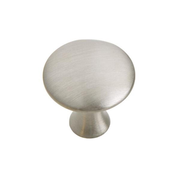 Utopia Alley Charlton Brushed Nickel Cabinet Knob 1.2 inch Diameter - HW204PLBN021