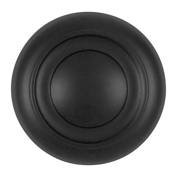 Hickory Hardware Cottage Collection Knob 1-1/4 Inch Diameter Matte Black Finish - P3151-MB