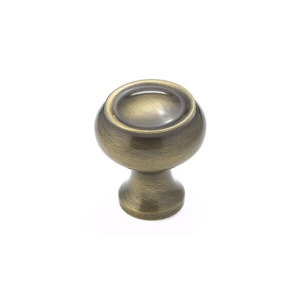 Richelieu 1 3/16 in (30 mm) Antique English Traditional Metal Cabinet Knob - BP5120530AE