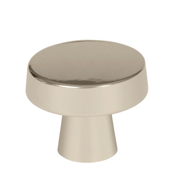 Amerock Blackrock 1-5/16 inch 33mm Diameter Polished Nickel Cabinet Knob - 2000607