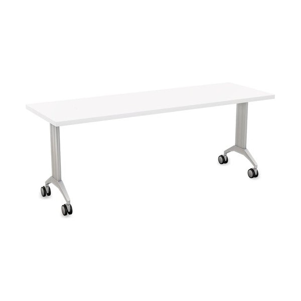Special-T Table, Flip/Nest, 24inWx72inLx30inH, White - SCTLINK2472MSWH