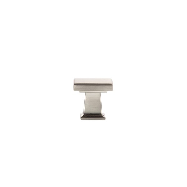 Richelieu 1 1/8-inch (28 mm) x 5/8-inch (16 mm) Brushed Nickel Transitional Cabinet Knob - BP869528195