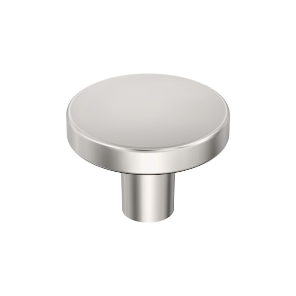Amerock Versa 1-3/8 inch 35mm Diameter Polished Nickel Cabinet Knob - BP36904PN