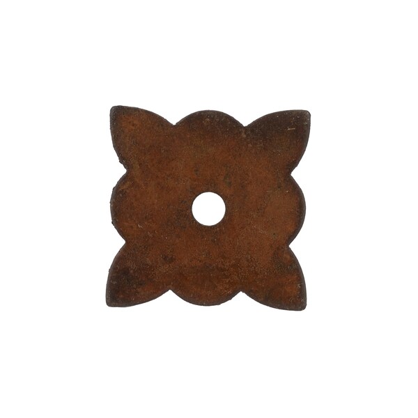 Richelieu 1 3/8 in. X 1 3/8 in. (35 mm x 35 mm) Rust Traditional Forged Iron Cabinet Knob - BP213635800