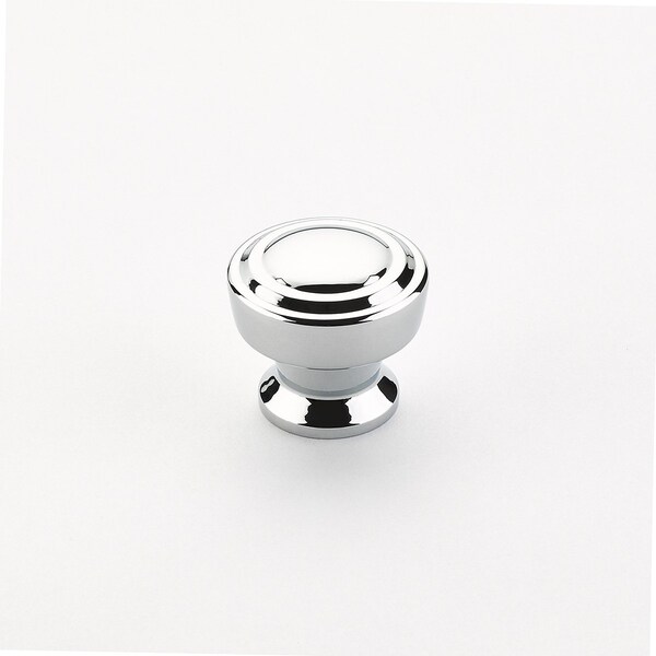 Schaub 1-1/4in Menlo Park Round Knob Polished Chrome Finish - 533-26
