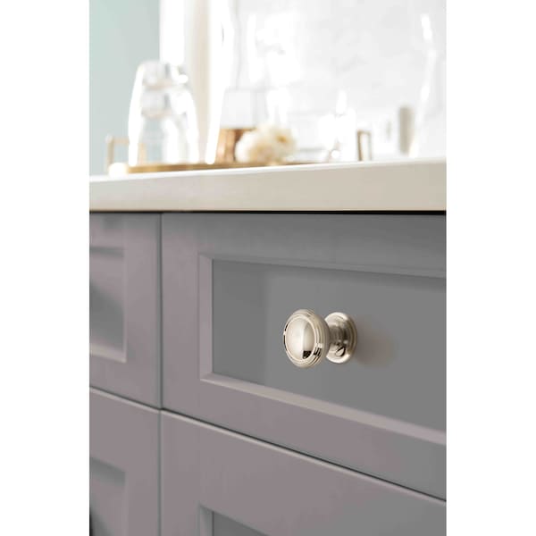 Amerock Revitalize 1-1/4 inch 32mm Diameter Polished Nickel Cabinet Knob - 2000659