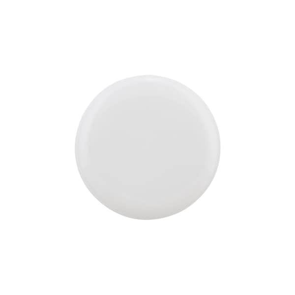 Richelieu 2 3/32 in (53 mm) White Contemporary Ceramic Cabinet Knob - BP2315030