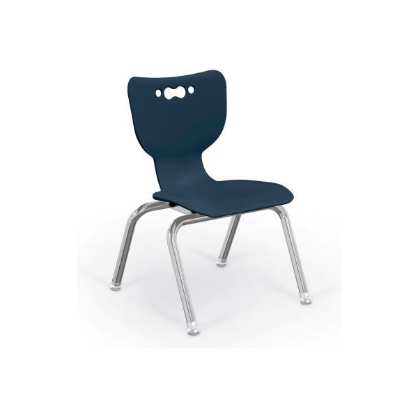 Mooreco Balt Hierarchy 12 Plastic Classroom Chair - Set of 5 - Navy - 53312-5-NAVY