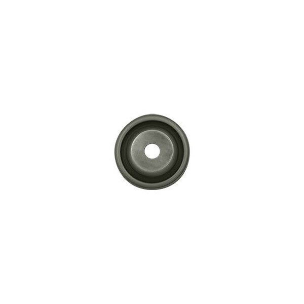 Deltana BPRC100U15A Cabinet Knob Backplate Antique Nickel, 10PK - BPRC100U15A-XCP10