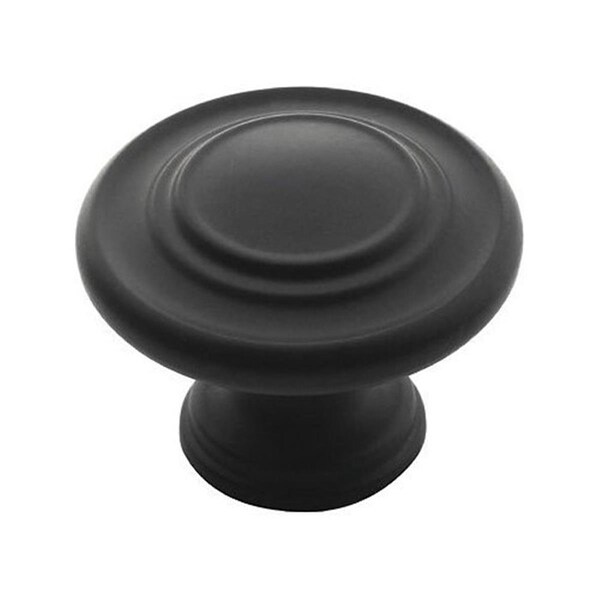 Gardencare Inspirations Round Knob - Flat Black - GA1527423