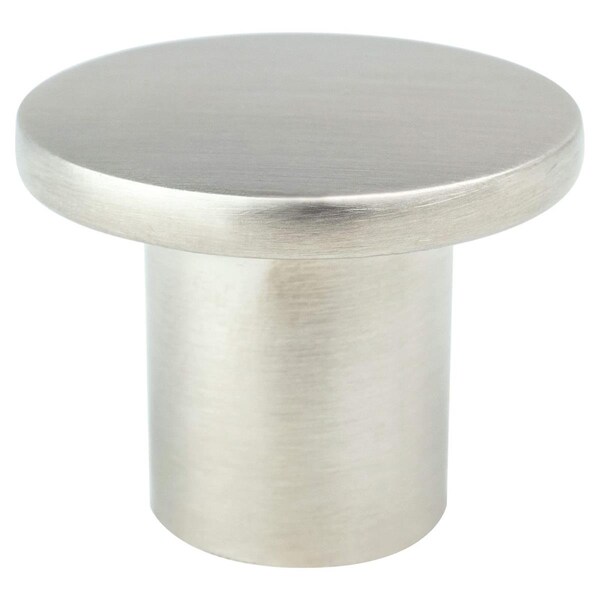 R. Christensen By Berenson Disc Knob, Large - Brushed Nickel - 6083-1BPN-C