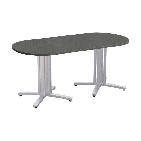 Special-T Table, Racetrack, 36inWx72inLx29inH, Steel Mesh - SCTS4XCTR3672SM