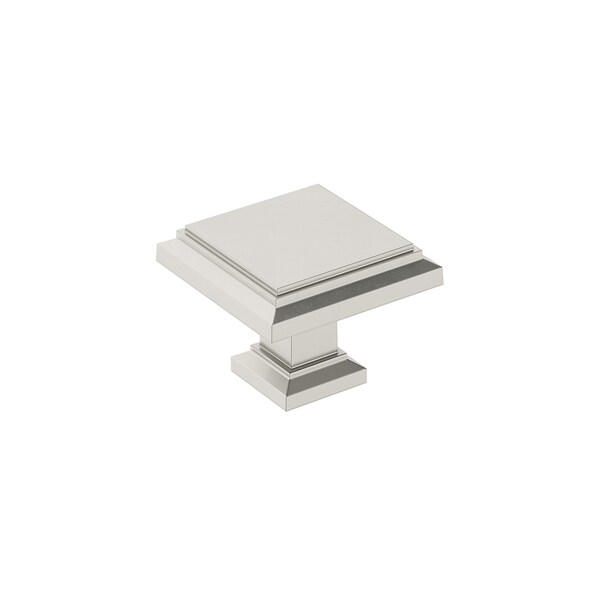 Amerock Appoint 1-1/4 in 32 mm Length Satin Nickel Cabinet Knob - BP36758G10