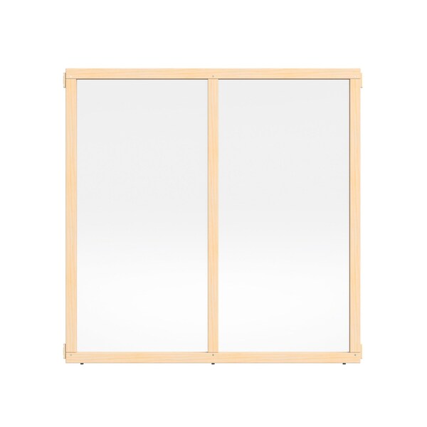 Jonti-Craft KYDZ Suite Panel, S-height, 48 in. Wide, See-Thru - 1514JCSPL