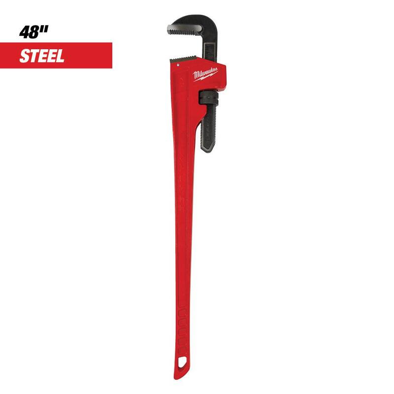 Milwaukee 48 in. Steel Pipe Wrench - 48-22-7148