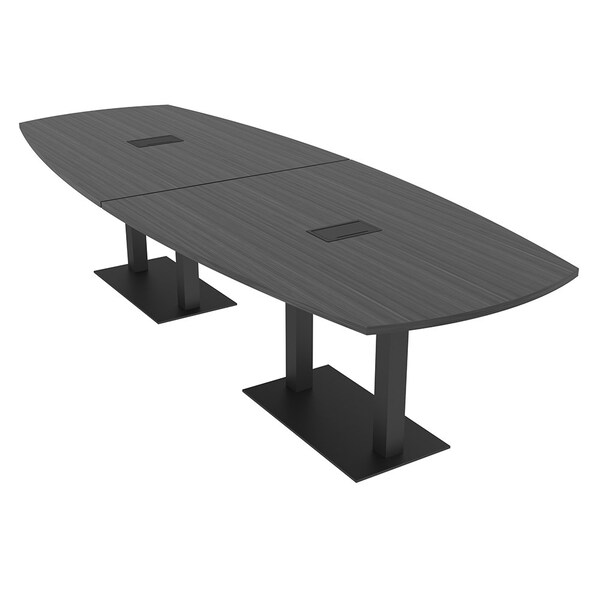 Skutchi Designs Arc Boat 45 in W, 120 in L, Grey - HAR-ABOT-48X120-DOU.BK-WA7949-EBLK