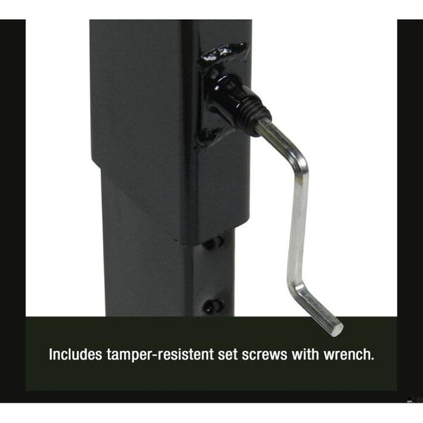 Correll Rectangle Econoline TFL Flip Top Table, 72 in W, 23 in to 31 in H, Particleboard Top, Black Granite - FTM2472TF-07