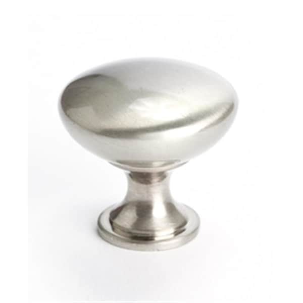 Berenson 0.75 x 1.12 in. Advantage Plus 1 Knob - Brushed Nickel - BE0913 1BPN