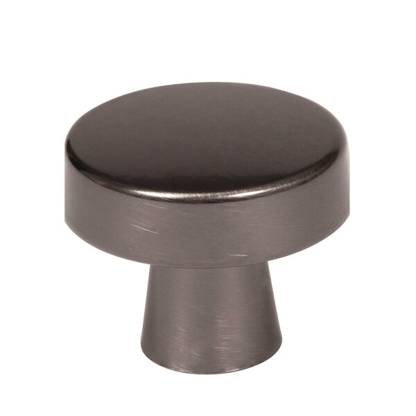 Amerock Blackrock 1-5/16 inch 33mm Diameter Gunmetal Cabinet Knob - 2000643