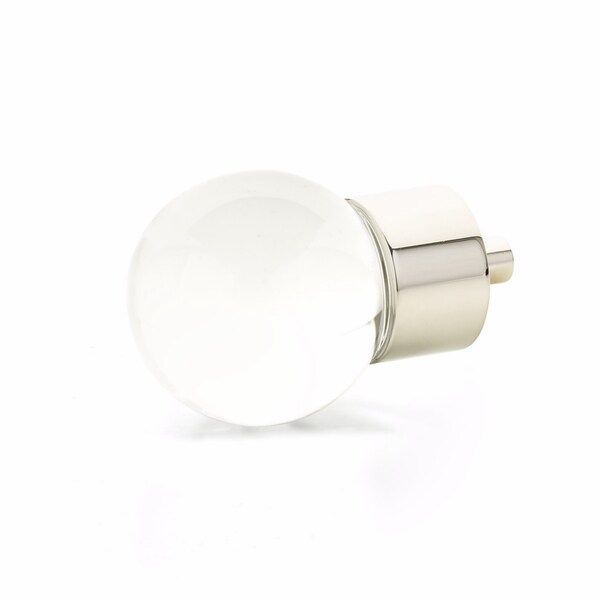 Schaub City Lights Globe Glass Knob Polished Nickel Finish - 59-PN