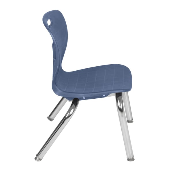 Regency Kee Adjustable Classroom Table W/ 2 Andy Stack Chairs, 48 in W, 30 in L, Neo Walnut - MT4830NWAPBK45NV