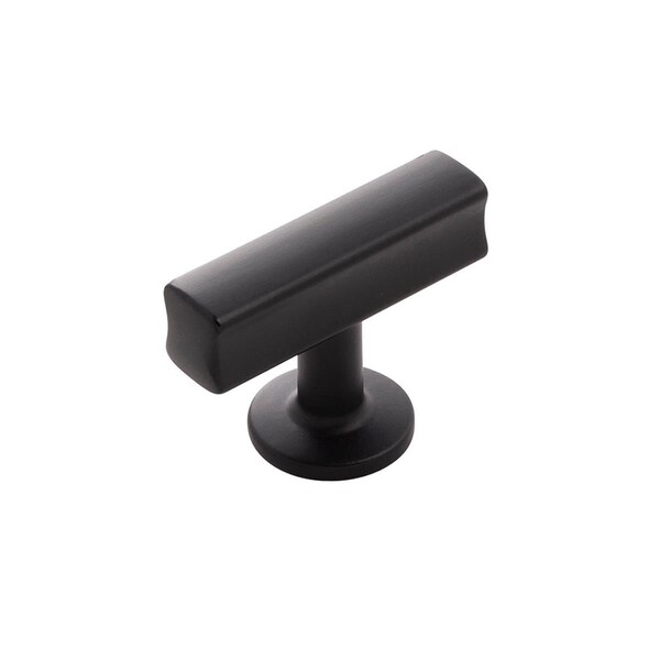 Belwith Products Belwith 1.93 x 0.93 in. T-Knob, Matte Black - BWH077878 MB