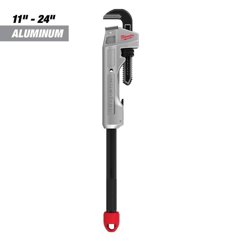 Milwaukee Aluminum Cheater Pipe Wrench - 48-22-7318