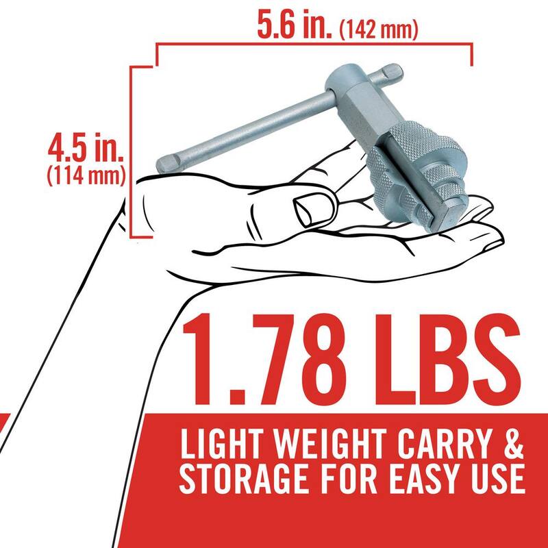 RIDGID 2 in. Internal Wrench for Closet Spuds, Bath, Basin/Sink Strainers or Install/Extracting 1 - 2 in. Nipples - 31405