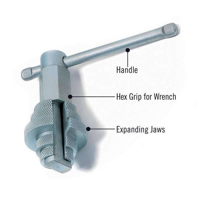 RIDGID 2 in. Internal Wrench for Closet Spuds, Bath, Basin/Sink Strainers or Install/Extracting 1 - 2 in. Nipples - 31405