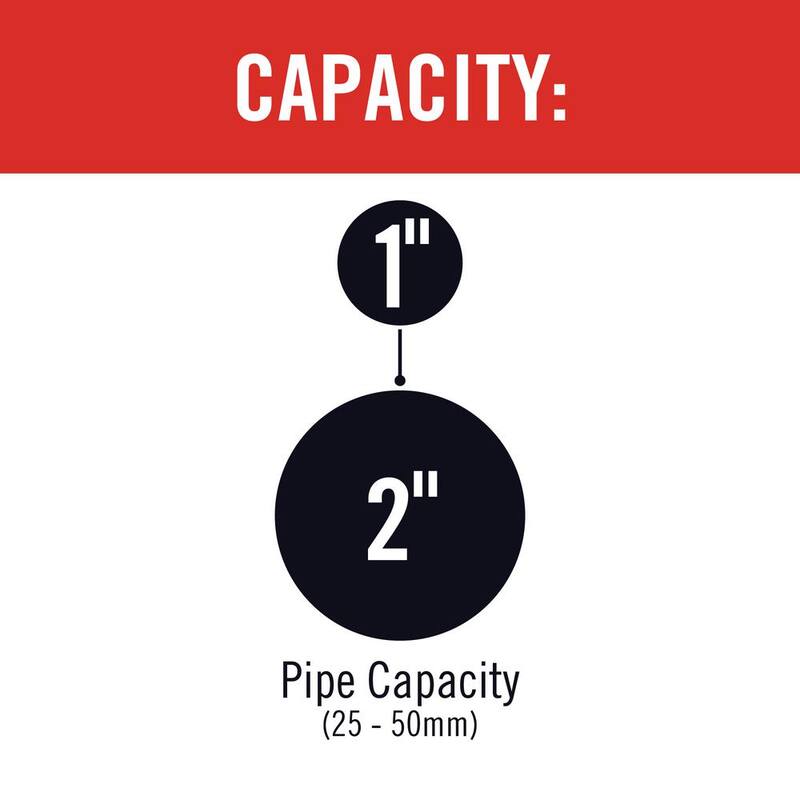 RIDGID 2 in. Internal Wrench for Closet Spuds, Bath, Basin/Sink Strainers or Install/Extracting 1 - 2 in. Nipples - 31405