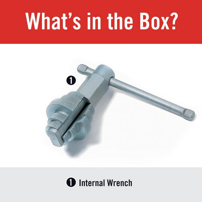RIDGID 2 in. Internal Wrench for Closet Spuds, Bath, Basin/Sink Strainers or Install/Extracting 1 - 2 in. Nipples - 31405