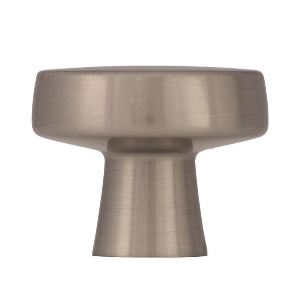 Amerock Amerock Blackrock Collection Round Cabinet Knob 1-5/16 in. D 1-1/8 in. Satin Nickel 1 pk - BP55270G10