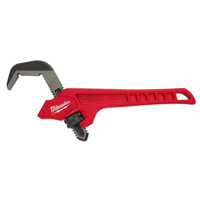 Milwaukee 12 in. Steel Offset Hex Pipe Wrench - 48-22-7171