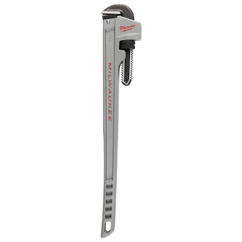 Milwaukee 14 in. Aluminum Pipe Wrench with Power Length Handle - 48-22-7215