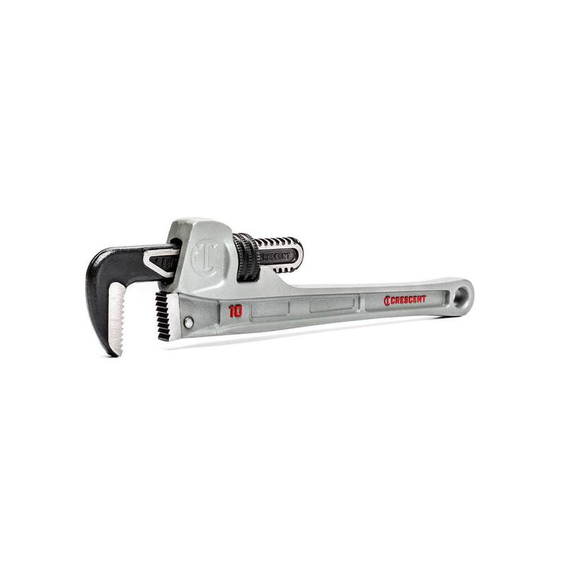 Crescent 10 in. and 14 in. Aluminum Slim/K9 Jaw Pipe Wrench Set (2-Piece) - CAPW104SCOMBO