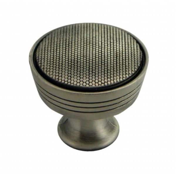 Strategic Brands 1.25 in. Satin Antique Nickel Guerlain Knob - 17121