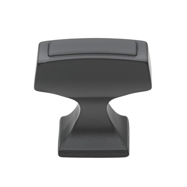 Gliderite Hardware 1-1/8 in. Rectangle Cabinet Knob - 87390-MB, 25PK - 87390-MB-25